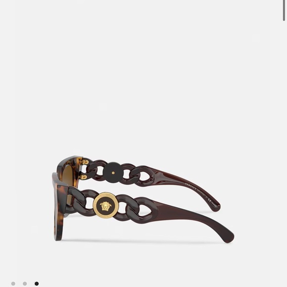 Authentic VERSACE MEDUSA CHAIN SUNGLASSES - Picture 3 of 6